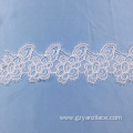 White Embroidery Tulle Lace Trim